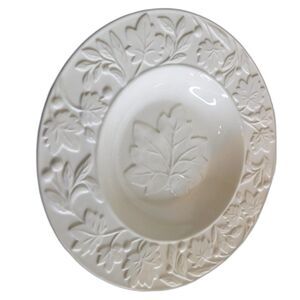 Vintage Currant Fall Maple Leaf Pasta Soup Bowl Kathy Killip Demadco